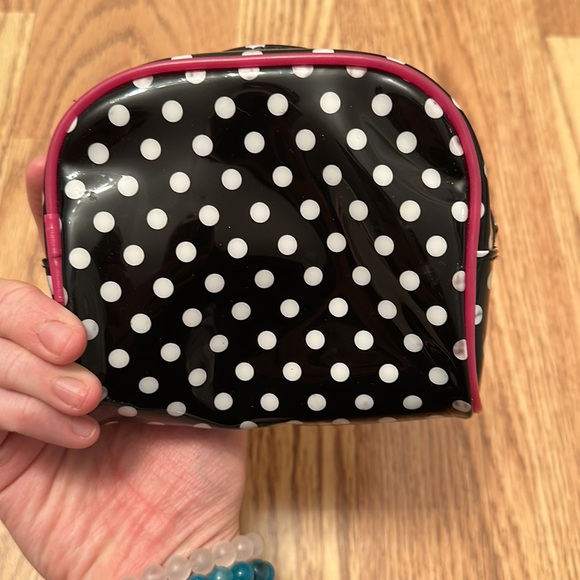 Plastic Polka Dot Cosmetic Case - Picture 3 of 6